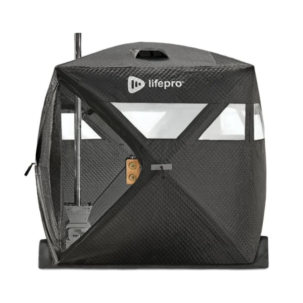 LifePro ZenZone Portable Outdoor sauna tent against a white background