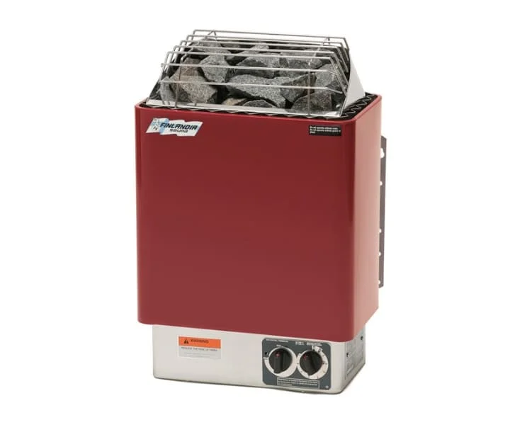 Finlandia FLB-80 sauna heater against a white background